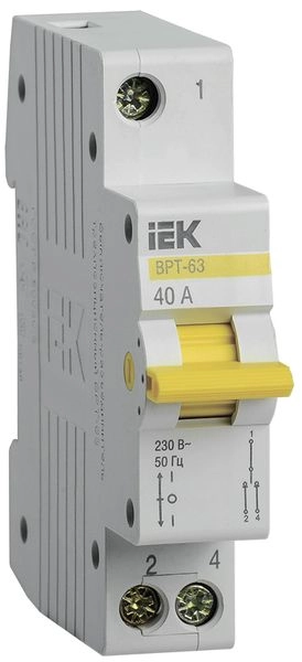 Переключатель 1P 40А  3 положения ВРТ-63 MPR10-1-040 Переключатель 1P 40А  3 положения ВРТ-63 MPR10-1-040 в каталоге ЮгКабель
