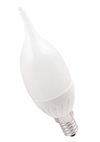 Лампа светодиод. LED   5W 3000К 400Лм Е14 45т.ч. CB35 (130х38) (аналог 40W) свеча на ветру РАСПРОД  LL-CB37-5-230-30-E14-FR Лампа светодиод. LED   5W 3000К 400Лм Е14 45т.ч. CB35 (130х38) (аналог 40W) свеча на ветру РАСПРОД  LL-CB37-5-230-30-E14-FR в каталоге ЮгКабель