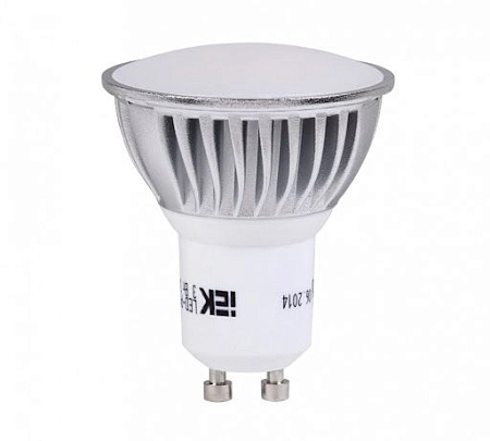Лампа светодиод. LED   5W 3000К 330Лм MR16 GU5.3 30т.ч. 220V (45х50) (аналог 30W) РАСПРОДАЖА  LLP-MR16-5-230-30-GU5