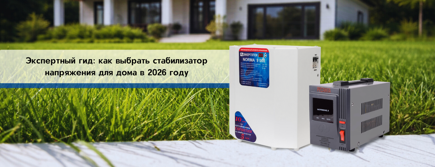 Экспертный гид: как выбрать стабилизатор напряжения для дома в 2026 году Экспертный гид: как выбрать стабилизатор напряжения для дома в 2026 году