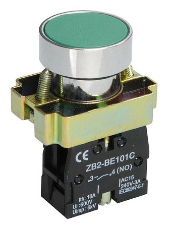 Кнопка управления LAY5-BA31 без подсветки зеленая 1з BBT60-BA-K06