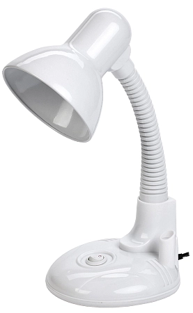 Светильник настольный под лампу E27, max 40W, 230V с кармашком белый 1005 LNNL5-1005-2-VV-40-K01